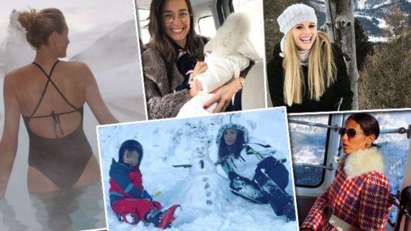 Vip sotto la neve, guarda dove si sono rifugiati