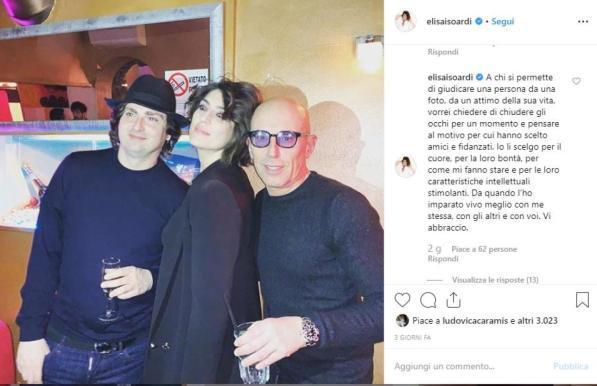 Elisa Isoardi difende il fidanzato: “Scelgo con il cuore”