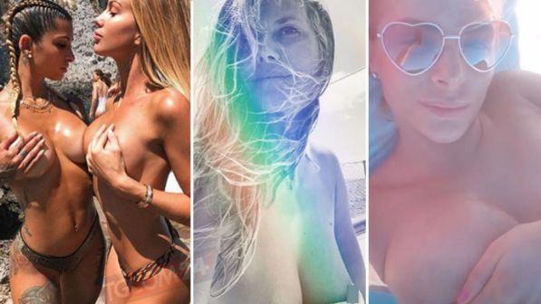 Tutte con il seno al vento, ecco le vip più bollenti dell'estate