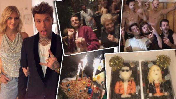 Fedez, party scatenato per i suoi 28 anni