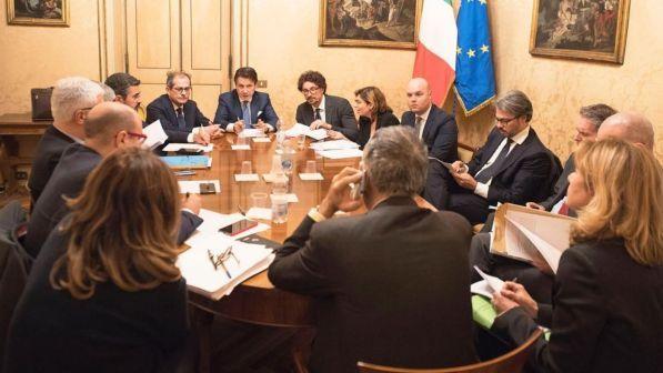 Riunione a Palazzo Chigi su manovra, Conte: mercoledì testo a Camere