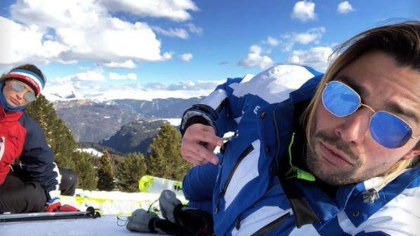 Luca Onestini e Ivana Mrazova, amore in... discesa libera