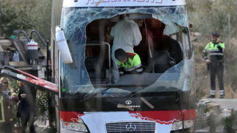 Bus Spagna,ipotesi colpo di sonno