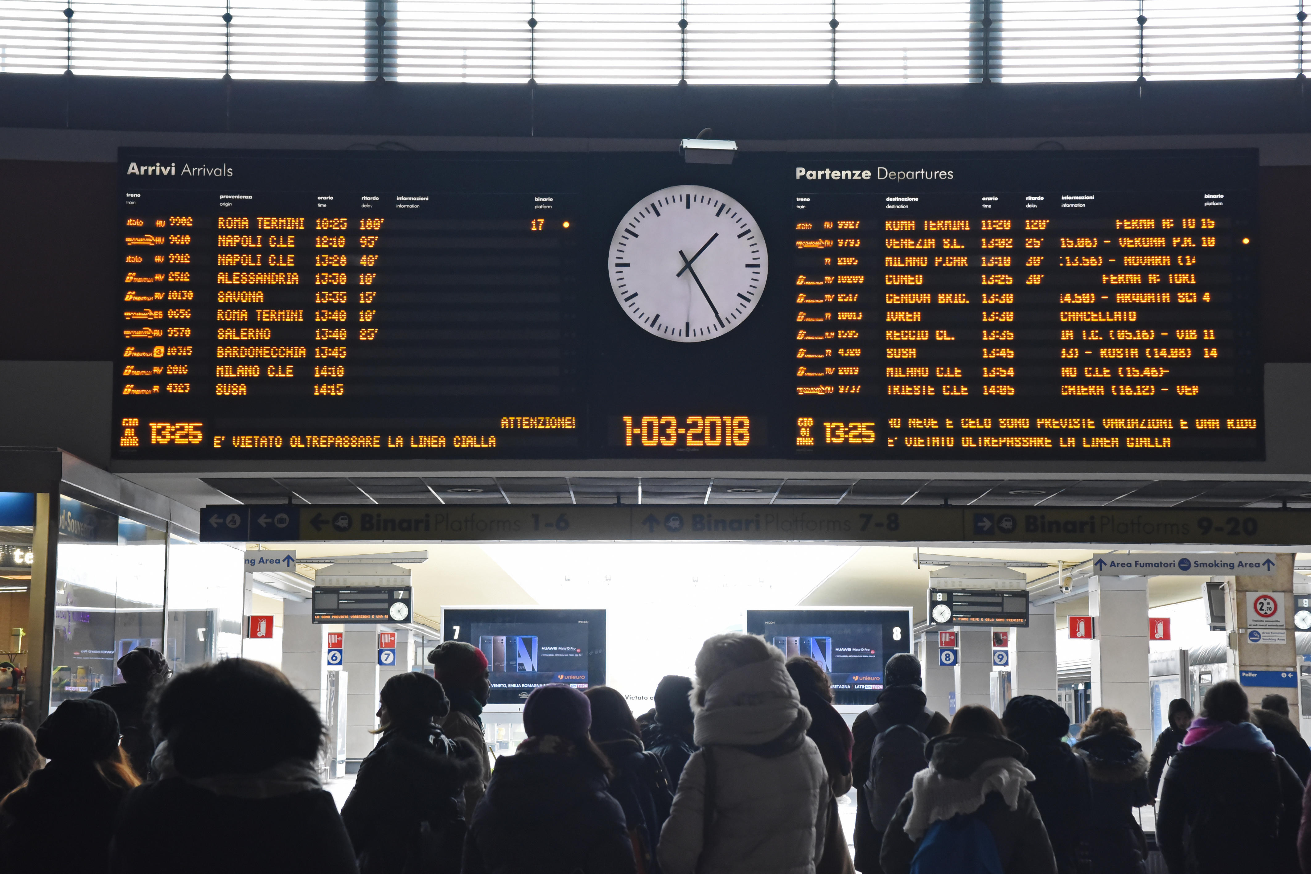 Guasto allo snodo di Torino, ripresa la circolazione dei treni