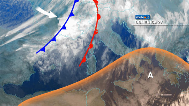 Nuove perturbazioni verso l'Italia: freddo, piogge e neve