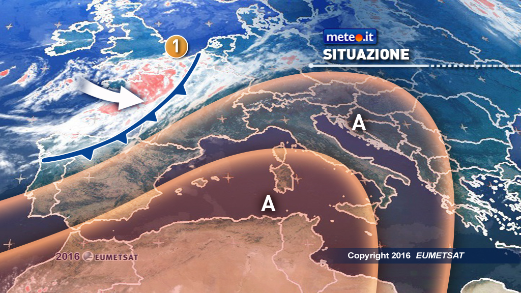 Meteo, dopo l'alta pressione temporali in arrivo