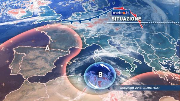 Meteo: venerdì maltempo su gran parte d'Italia