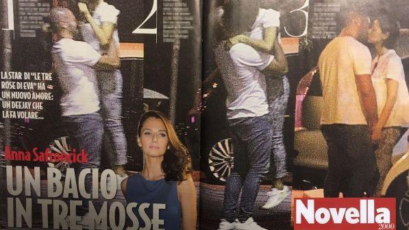 Anna Safroncik, baci notturni al suo dj
