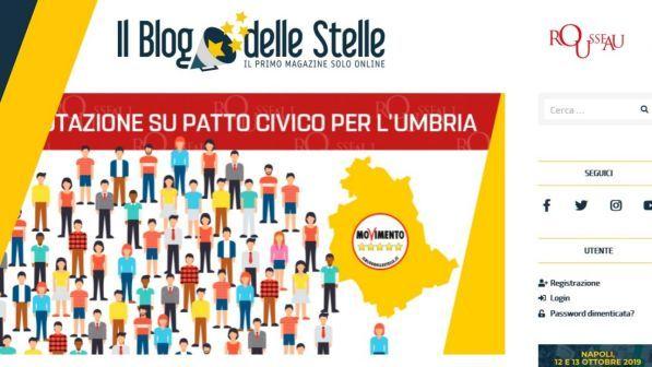 Regionali Umbria, chiuse su Rousseau le votazioni M5s sul patto civico: attesa per i risultati