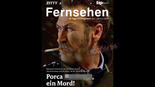 "Rocco Schiavone" sbarca in Germania ma una rivista la pubblicizza... con una bestemmia