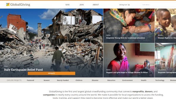 Terremoto, la solidarietà anche dal crowdfunding: su GlobalGiving lʼobiettivo è il milione di dollari