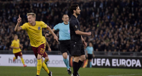 Europa League, tris Sparta: Lazio fuori agli ottavi