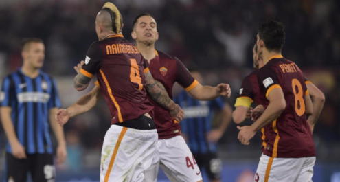 Roma-Inter 1-1: Nainggolan evita il colpaccio dei nerazzurri
