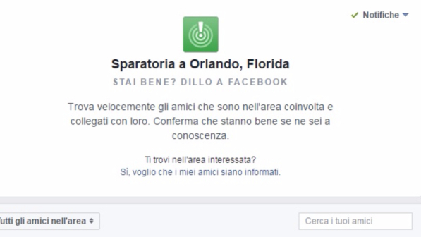 Strage Orlando: Facebook attiva Safety Check, è la prima volta negli Stati Uniti