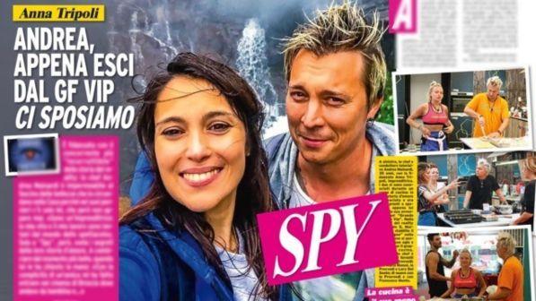 La fidanzata dello chef del GfVip: "Andrea, appena esci ci sposiamo"