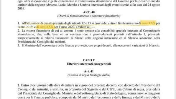 Dl Genova al cardiopalma, Mef apre giallo su coperture | Palazzo Chigi: "Tutto ok, ora arriva al Quirinale"