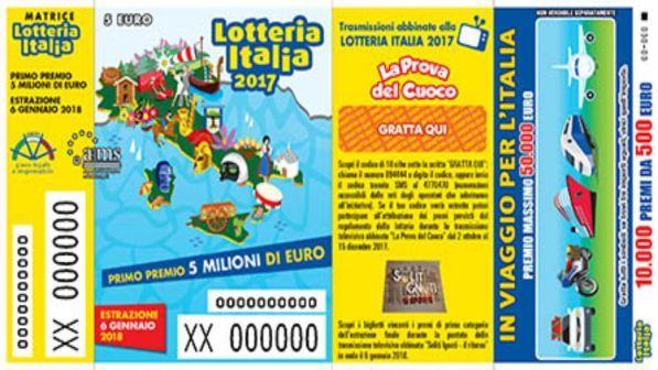 Lotteria Italia: ad Anagni il biglietto da 5 milioni di euro