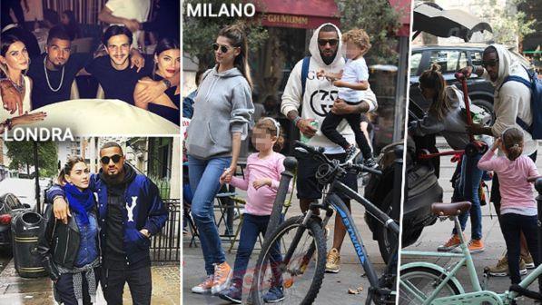 Melissa Satta, passeggiata milanese e poi festa a Londra