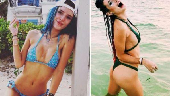 Bella Thorne, per la stellina Disney un bikini esplosivo in Messico