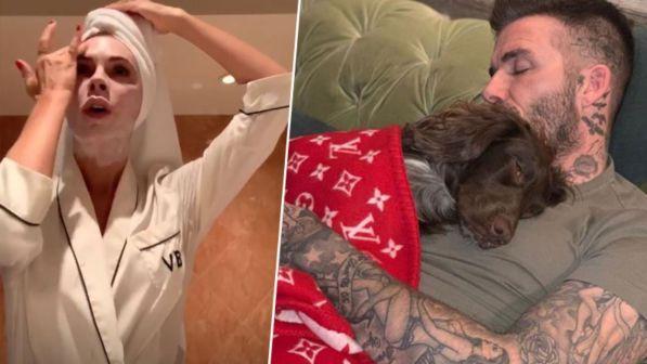 I Beckham spendaccioni tra creme e coperte