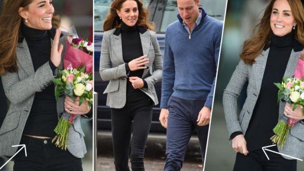 Kate Middleton imita Meghan Markle, guarda che slancio!
