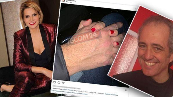 Simona Ventura e Giovanni Terzi mano nella mano, ecco il primo scatto social