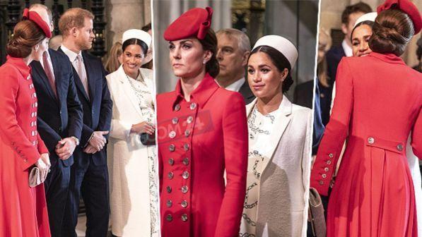 Meghan e Kate si abbracciano. La Markle si commuove (ma non per la cognata)