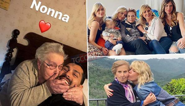 Da Alessia Marcuzzi a Fedez, tra le braccia dei nonni anche i vip si "sciolgono"