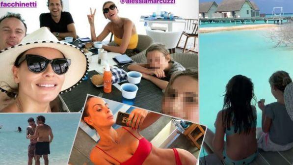 Marcuzzi e Facchinetti alle Maldive insieme