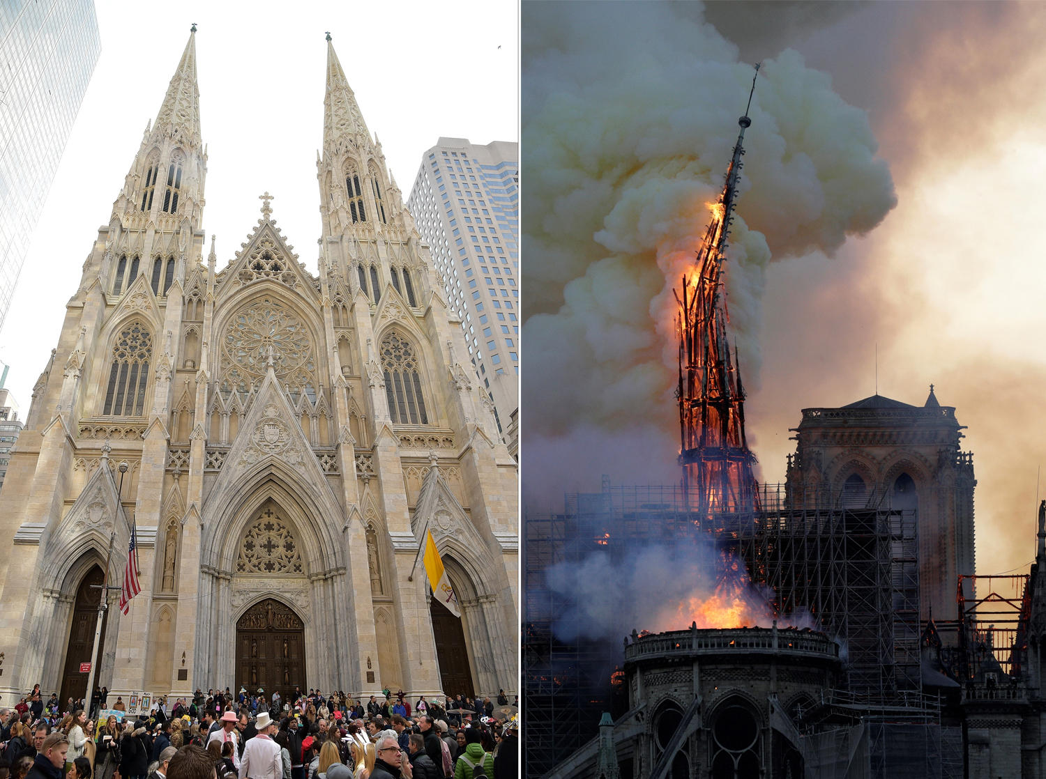 New York, folle tenta di dare fuoco alla cattedrale di Saint Patrick: voleva bruciarla come Notre-Dame?