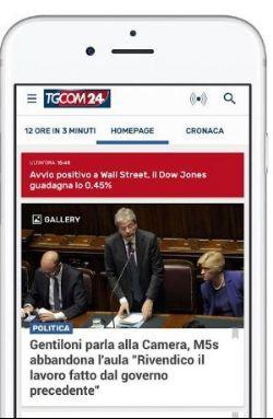 Per il quarto mese consecutivo Tgcom24.it è il sito più letto su smartphone e tablet