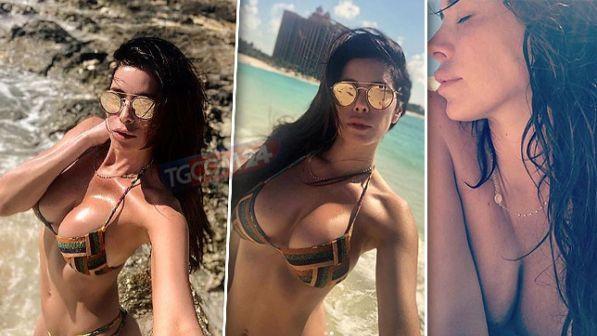 Aida Yespica, vacanze bollenti alle Bahamas