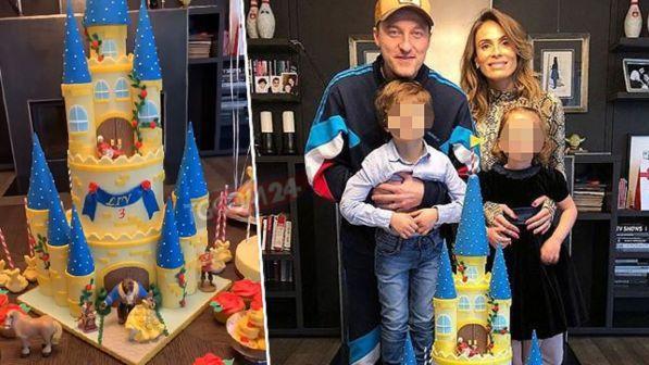 Facchinetti e la moglie in festa per Liv: guarda che fine fa la torta