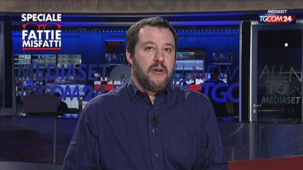Salvini a Tgcom24: niente governicchi, dove c'è Renzi non ci sono io