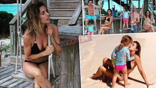 Elisabetta Canalis sexy alle Bahamas (ma gli animalisti insorgono)