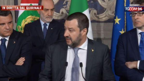 Consultazioni, Salvini: "Governo di centrodestra coinvolgendo M5s"