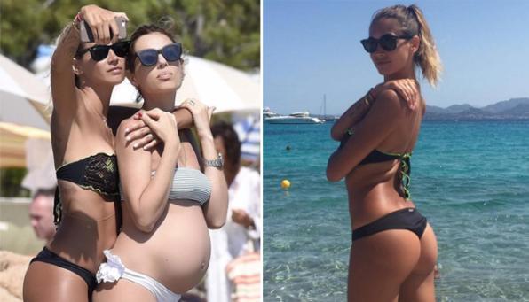 Melissa Satta curve strepitose in spiaggia: “Voglio un altro figlio”
