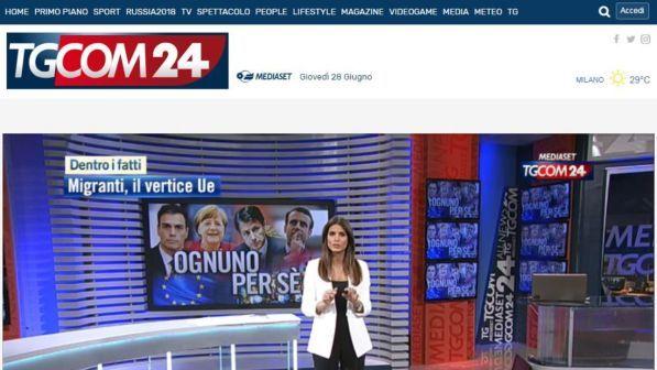 Bilancio Mediaset: "Tgcom24 sempre più cross-mediale e social"