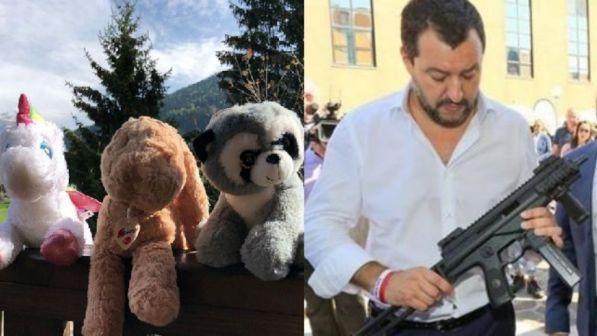 Salvini: "Reintrodurremo la leva obbligatoria" ma la Difesa lo stoppa | "Foto col mitra? Polemiche inutili"