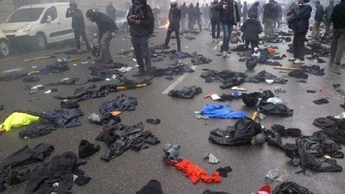 black bloc, no expo, milano, vestiti