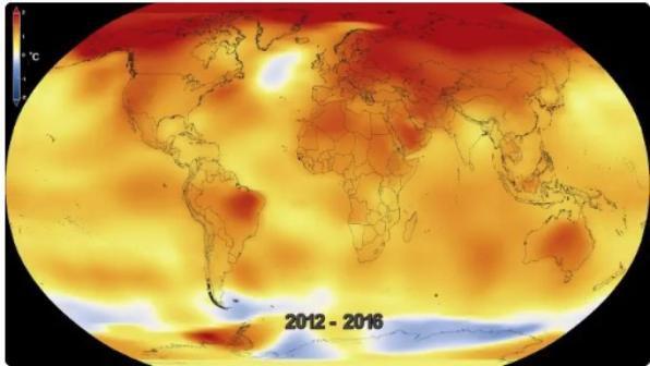 Nasa: "Il 2016 è stato l'anno più caldo mai registrato"