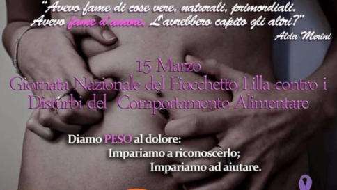 Giornata del Fiocchetto Lilla contro i disturbi del comportamento alimentare