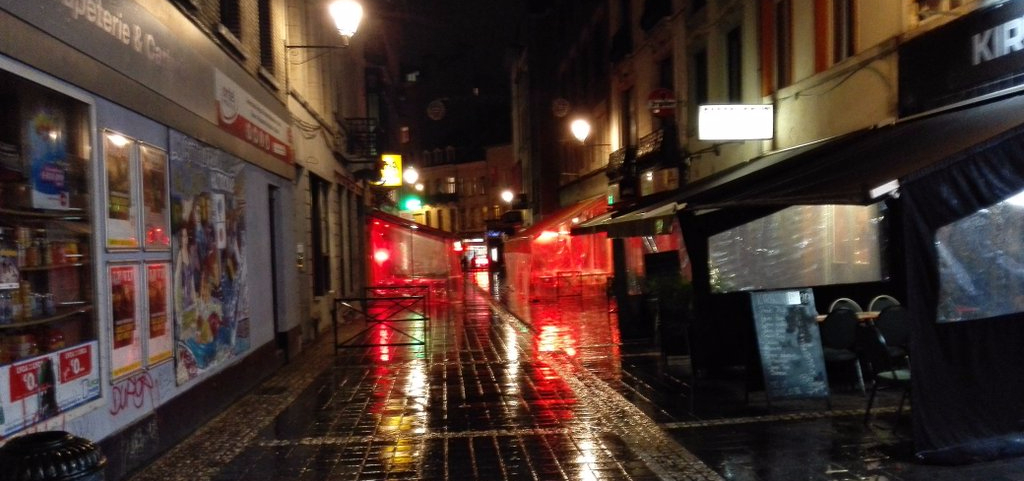Bruxelles Belgio notte