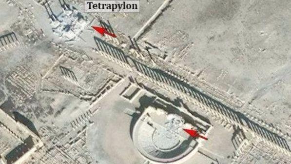 Siria, Isis distrugge Tetrapylon e facciata teatro romano di Palmira