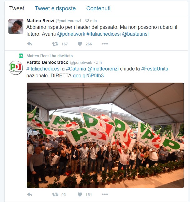 Verso il Referendum, Renzi contro D'Alema: "I leader del passato non ci rubino il futuro"