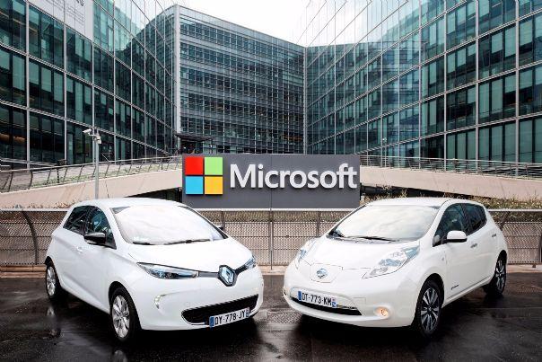 Renault e Nissan scelgono Microsoft