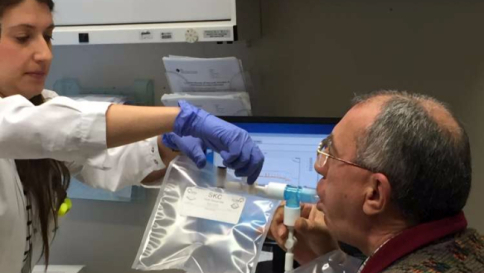 Cancro tumore polmone naso elettronico Ieo Istituto europeo di oncologia Milano cani medical detector