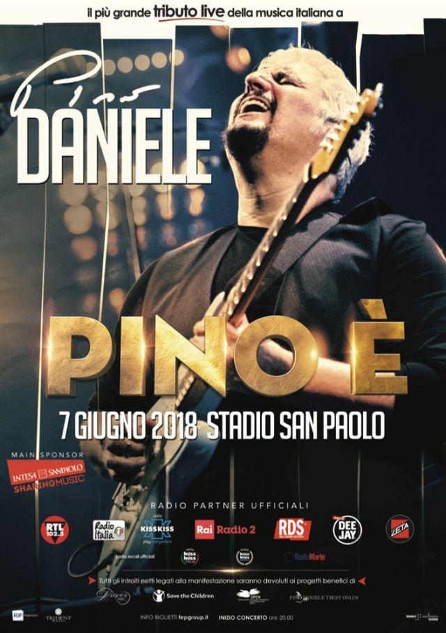 "Pino E'", da Jovanotti alla Mannoia: un concertone tributo per Pino Daniele a Napoli