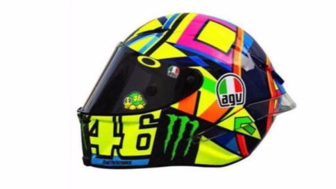 MotoGp: Valentino Rossi, ecco il nuovo casco