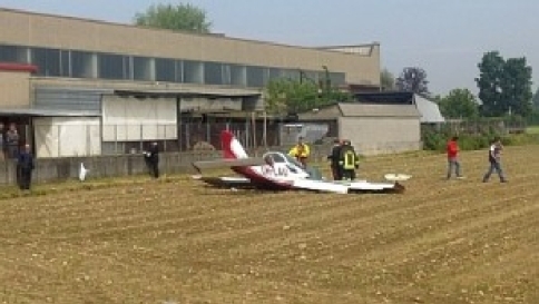 ceriano aereo caduto